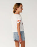 Rip Curl Big Girls Surf Culture Oversized Cropped Tee