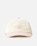 Rip Curl Girls Cord Dad Cap- Off White