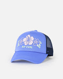 Rip Curl Girls Mixed Revival Trucker Hat- Blue