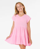 Rip Curl Girls Premium Surf Dress- Bright Pink