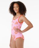 Rip Curl Girls Summer Sol One Piece Swimsuit