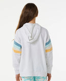 Rip Curl Girls Surf Revival Zip Hoodie- Grey Marle