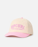 Rip Curl Girls Washed Twill Cap - Hot Pink