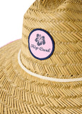 Rip Curl Girls Mixed Straw Sun Hat - Hot Pink
