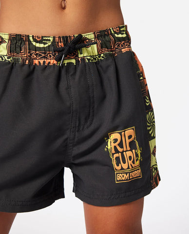 Rip Curl Little Boys Kev Energy Volley Trunks