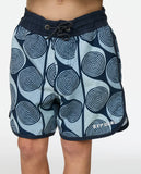 Rip Curl Little Boys AOTS Primary Volley Trunks - Dark Navy