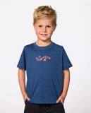 Rip Curl Little Boys AOTS Ty Williams S/S Tee- Light Navy