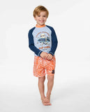 Rip Curl Little Boys Cosmic Surfing UPF L/S Rashguard