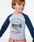 Rip Curl Little Boys Cosmic Surfing UPF L/S Rashguard