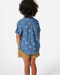 Rip Curl Little Boys Grom Energy S/S Button Up Shirt