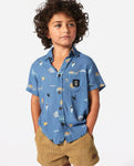 Rip Curl Little Boys Grom Energy S/S Button Up Shirt