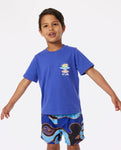 Rip Curl Little Boys Icons of Shred Tee - Wild Berry