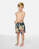 Rip Curl Little Boys Pacific Floral Volley Trunks