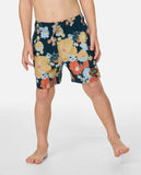 Rip Curl Little Boys Pacific Floral Volley Trunks