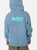 Rip Curl Little Boys Ride The Wave Zip Through Fleece- Faded Denim