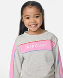 Rip Curl Little Girls Sunshine Revival Crewneck Sweatshirt
