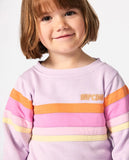 Rip Curl Little Girls Surf Revival Crewneck Sweatshirt