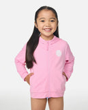 Rip Curl Little Girls Icons UPF Zip Hooded Rashguard