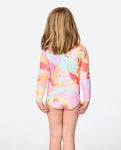 Rip Curl Little Girls Island Days L/S Surf Suit