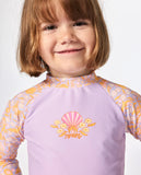 Rip Curl Little Girls Rainbow Tide L/S Bikini Set