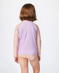 Rip Curl Little Girls Rainbow Tide L/S Bikini Set