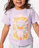 Rip Curl Little Girls Rainbow Tropics S/S Tee