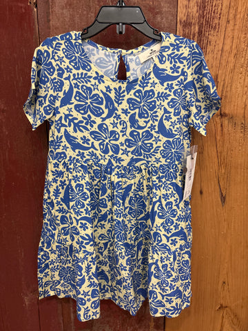 Rip Curl Little Girls Sun Swell Dress- Blue