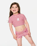 Rip Curl Little Girls Sunset Stripe Bikini Set
