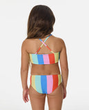 Rip Curl Little Girls Surf Magic Reversible Bikini Set