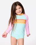 Rip Curl Little Girls Surf Revival L/S Bikini Set