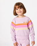 Rip Curl Little Girls Surf Revival Crewneck Sweatshirt