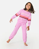 Rip Curl Little Girls Surf Revival Sweatpants - Purple
