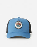 Rip Curl Mens Customs Sunsets Desto Trucker Hat- Dusty Blue