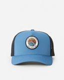 Rip Curl Mens Customs Sunsets Desto Trucker Hat- Dusty Blue
