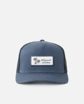 Rip Curl Mens Desto Curve Trucker Hat- Washed Black