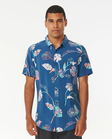 Rip Curl Mens Mod Tropics S/S Button Up Shirt