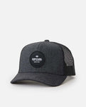 Rip Curl Mens Routine Curve Trucker Hat- Black