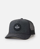 Rip Curl Mens Routine Curve Trucker Hat- Black