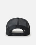 Rip Curl Mens Routine Curve Trucker Hat- Black