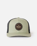 Rip Curl Mens Routine Curve Trucker Hat- Sage