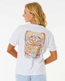 Rip Curl Womens Riptide Relaxed Tee- White