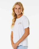 Rip Curl Womens Riptide Relaxed Tee- White