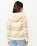 Rip Curl Womens Desert Dreams Striped Poncho Pullover Hoodie