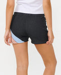 Rip Curl Womens Surf Revival Fleece Sweat Shorts- Black Marle