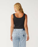 Rip Curl Womens Classic Ribbed Tank Top - Washed Black