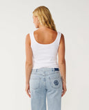 Rip Curl Womens Classic Ribbed Tank Top - White