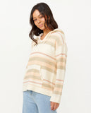 Rip Curl Womens Desert Dreams Striped Poncho Pullover Hoodie