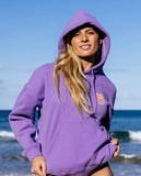 Rip Curl Womens Hibiscus Heritage Hoodie- Purple