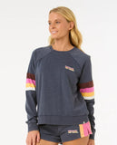 Rip Curl Womens Las Dalias Raglan Crewneck Sweatshirt