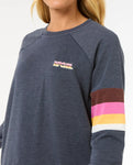 Rip Curl Womens Las Dalias Raglan Crewneck Sweatshirt